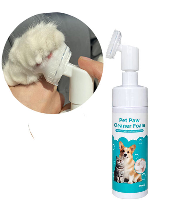 Dog Paw Cleaner with Silicone Brush